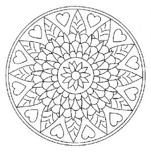 Modeste Coloriage Mandala Imprimer Image Idee De Coloriage