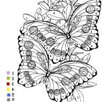 Coloriage De Papillon Nouveau Dessin Magique Papillon A Imprimer Gratuit