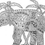 Coloriage Difficile A Imprimer Frais Coloriage Adulte Animaux Elephant Difficile Jecolorie