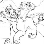 Coloriage Garde Du Roi Lion Unique Bunga Kion Fuli Beshte Sketch Coloring Page