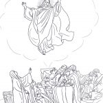 Coloriage Jesus Inspiration Beautiful Jesus Ascends To Heaven Coloring Page
