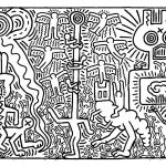 Coloriage Keith Haring Génial Coloriage Keith Haring Maternelle