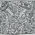 Coloriage Keith Haring Nice Keith Haring Coloring Pages For Adults
