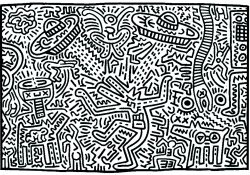 Coloriage Keith Haring Nice Keith Haring Coloring Pages for Adults