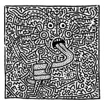 Coloriage Keith Haring Nouveau Keith Haring 1 Pop Art Coloriages Difficiles Pour Adultes