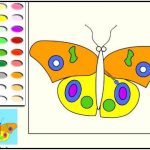 Coloriage Pour Enfant Nice Papillon Jeu De Coloriage En Ligne Jeux Pour Enfants