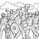 Avengers Coloriage Luxe Marvel Avengers Endgame Coloring All Avengers Endgame