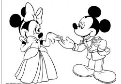 Coloriage A Imprimer Mickey Élégant Dessin Mickey Minnie à Imprimer