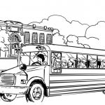 Coloriage Bus Élégant Transport En Mun Dessins