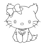 Coloriage Chat Nouveau Coloriage A Imprimer Petit Chat Hello Kitty Gratuit Et