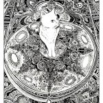 Coloriage Chats Nice Coloriage Adulte Animaux Chat Tapis Dessin