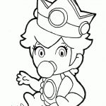 Coloriage Daisy Élégant Princess Daisy And Peach Coloring Pages Coloring Home