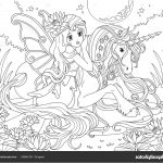 Coloriage De Licorne Génial Coloriage Licorne Princesse — Graphie Larisakuzovkova