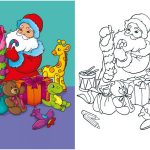 Coloriage De Noel À Imprimer Gratuit Nice Coloriages De Père Noël