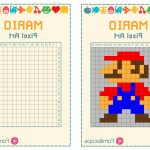 Coloriage De Pixel Meilleur De Pixel Art Super Mario