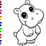 Coloriage Dessin Inspiration Coloriage Hippopotame Coloriage Magique Ment