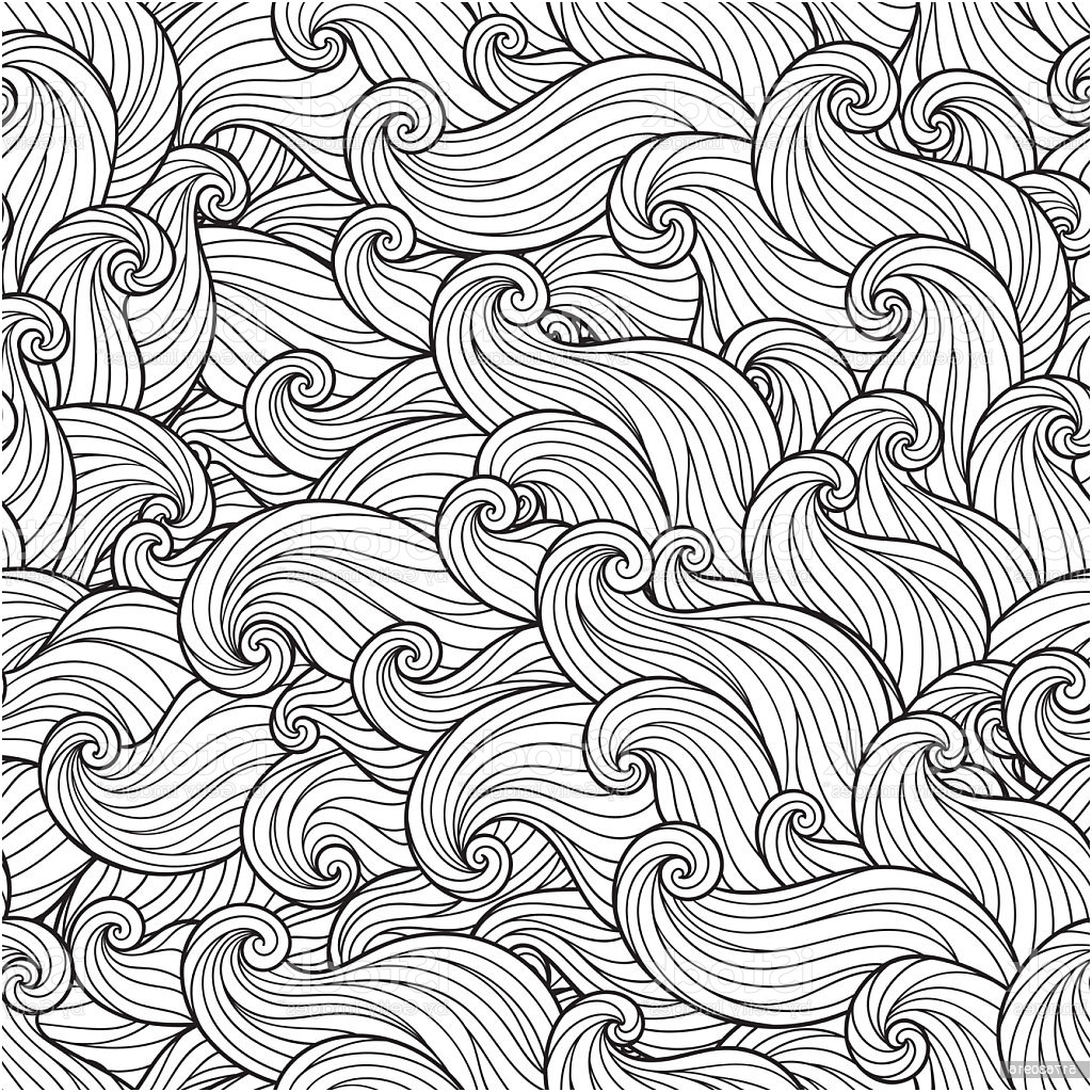 Coloriage Destressant Luxe Seamless Pattern For Coloring Book Stock & More