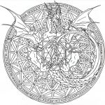 Coloriage Dragon Inspiration Dragon Mandala 2 By Airegon On Deviantart