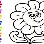 Coloriage Enfants Génial Dessin Facile Dessin Fleur Dessiner Et Colorier