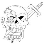 Coloriage Halloween Gratuit Nice Demon Skull Coloring Pages Sketch Coloring Page