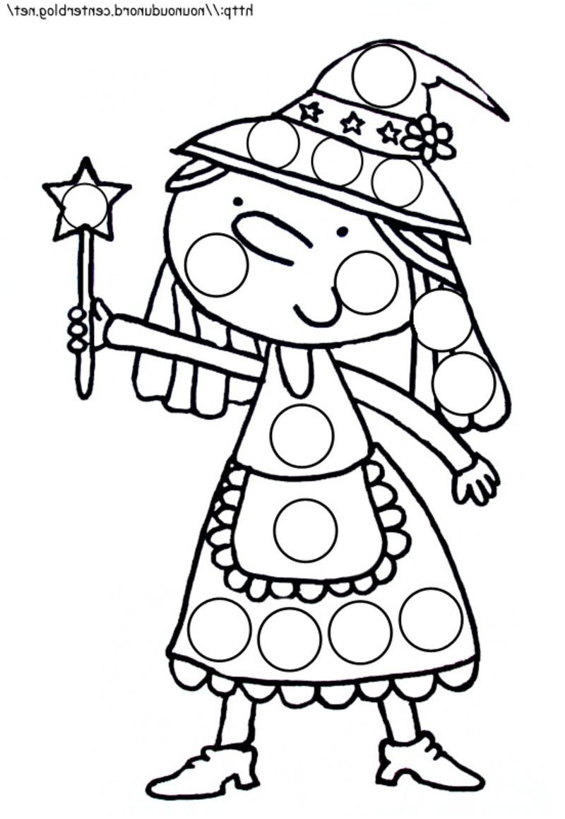 Coloriage Halloween sorciere Frais Coloriage Halloween sorciere