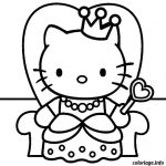 Coloriage Hello Kitty Luxe Dessin A Imprimer Hello Kitty Greatestcoloringbook