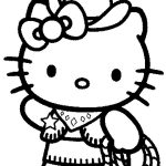 Coloriage Hello Kitty Nice Coloriages Hello Kitty Page 3