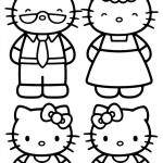 Coloriage Hello Kitty Unique Coloriages Hello Kitty On Pinterest