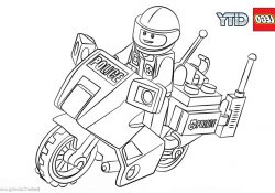 Coloriage Lego City Meilleur De Lego City Coloring Pages Police with Motorcycle Free