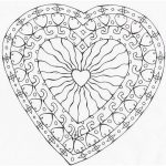 Coloriage Mandala Coeur Nice Best 25 Mandala Coeur Ideas On Pinterest