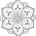 Coloriage Mandala Fleur Nouveau Coloriage Mandala Fleurs Gratuit à Imprimer