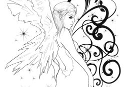 Coloriage Manga Gothique Nice Gothic Fairy Coloring Pages