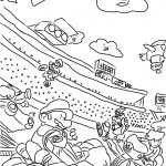 Coloriage Mario Kart Nice Mario And Luigi Coloring Pages