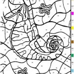 Coloriage Numéro Nice Coloring Page World Chameleon Color By Number
