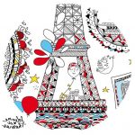 Coloriage Paris Luxe Immense Coloriage Sur Paris – Graphiste Et Illustrateur