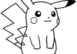 Coloriage Pikachu Unique Pokemon Pikachu Coloring Pages Sketch Coloring Page