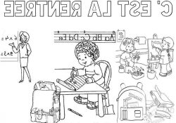 Coloriage Rentrée Luxe Activite Rentree