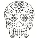 Coloriage Tete De Mort Unique 8 Satisfaisant Coloriage Tete De Mort Mexicaine A Imprimer