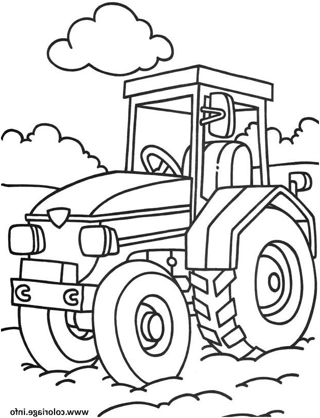 Coloriage Tracteur Luxe Coloriage Tracteur 92 Dessin