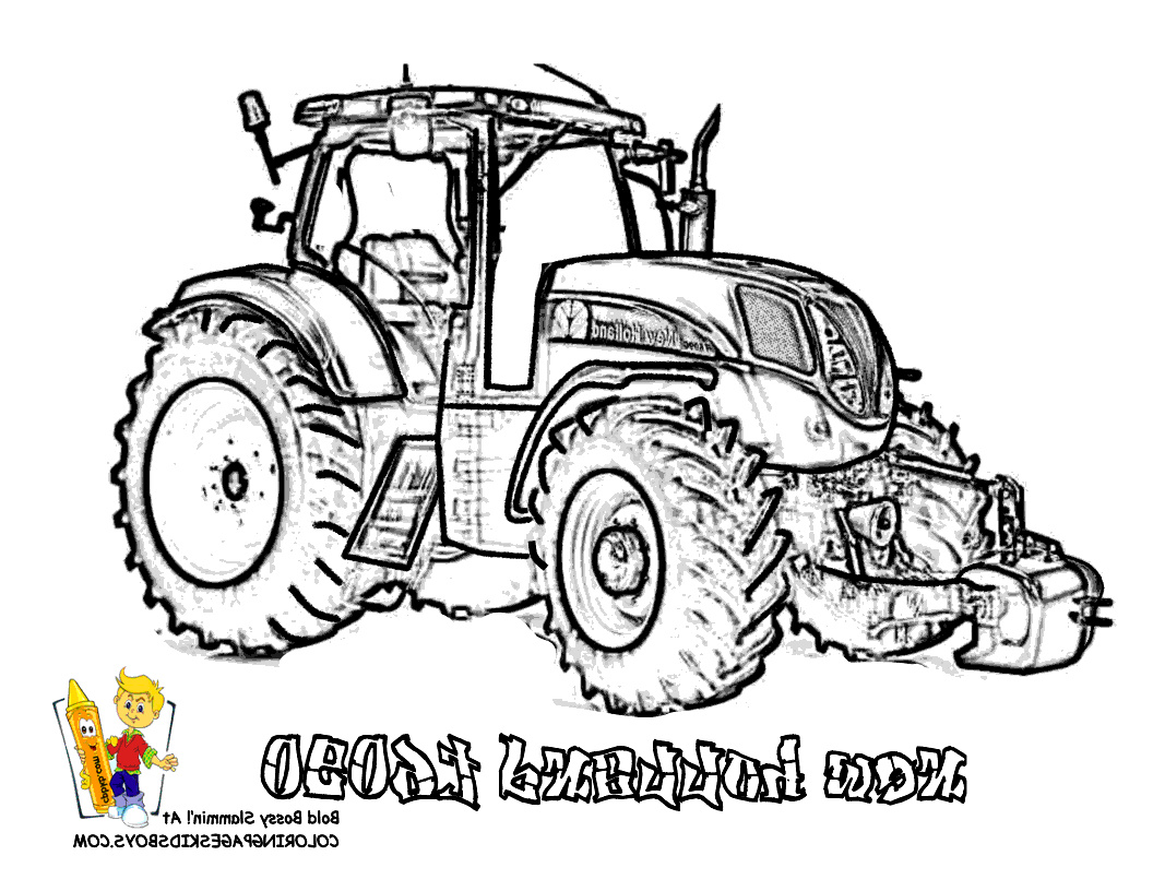 Coloriage Tracteur Nice Dessin Tracteur 47 1056×816