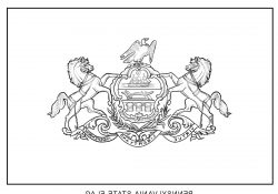 Drapeau Coloriage Meilleur De Coloriage Pennsylvania Drapeau Etats Unis Jecolorie