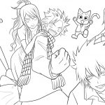 Fairy Tail Coloriage Inspiration Coloriage Fairy Tail Team By Xubeix Dessin