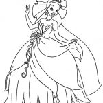 Princesse Coloriage Luxe Tiana Coloring Pages At Getcolorings