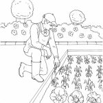 Un Coloriage Unique Dessin Jardinier Rigolo