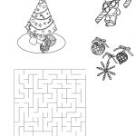 123 Coloriage Élégant Coloriage Educatif Labyrinthes De Noël