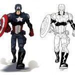 Captain America Coloriage Frais Captain America Coloring Pages Free Printable Coloring