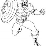 Captain America Coloriage Nice Captain America Coloring Pages Free To Print