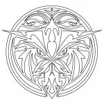Coloriage À Imprimer Mandala Animaux Élégant Mandala Animaux Tatouage à Imprimer Artherapie