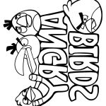 Coloriage Angry Birds Meilleur De Angry Birds Coloriage à Dessiner à Imprimer