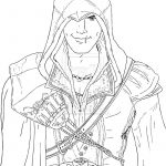 Coloriage Assassin's Creed Nice Assassins Creed 3 Coloring Sheet
